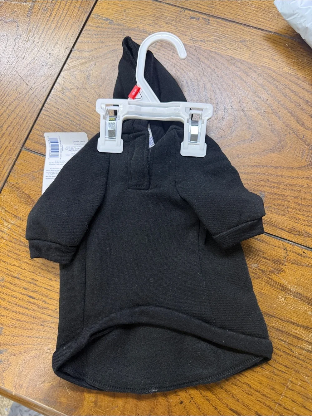 Top Paw Black Hooded Dog Sweatshirt